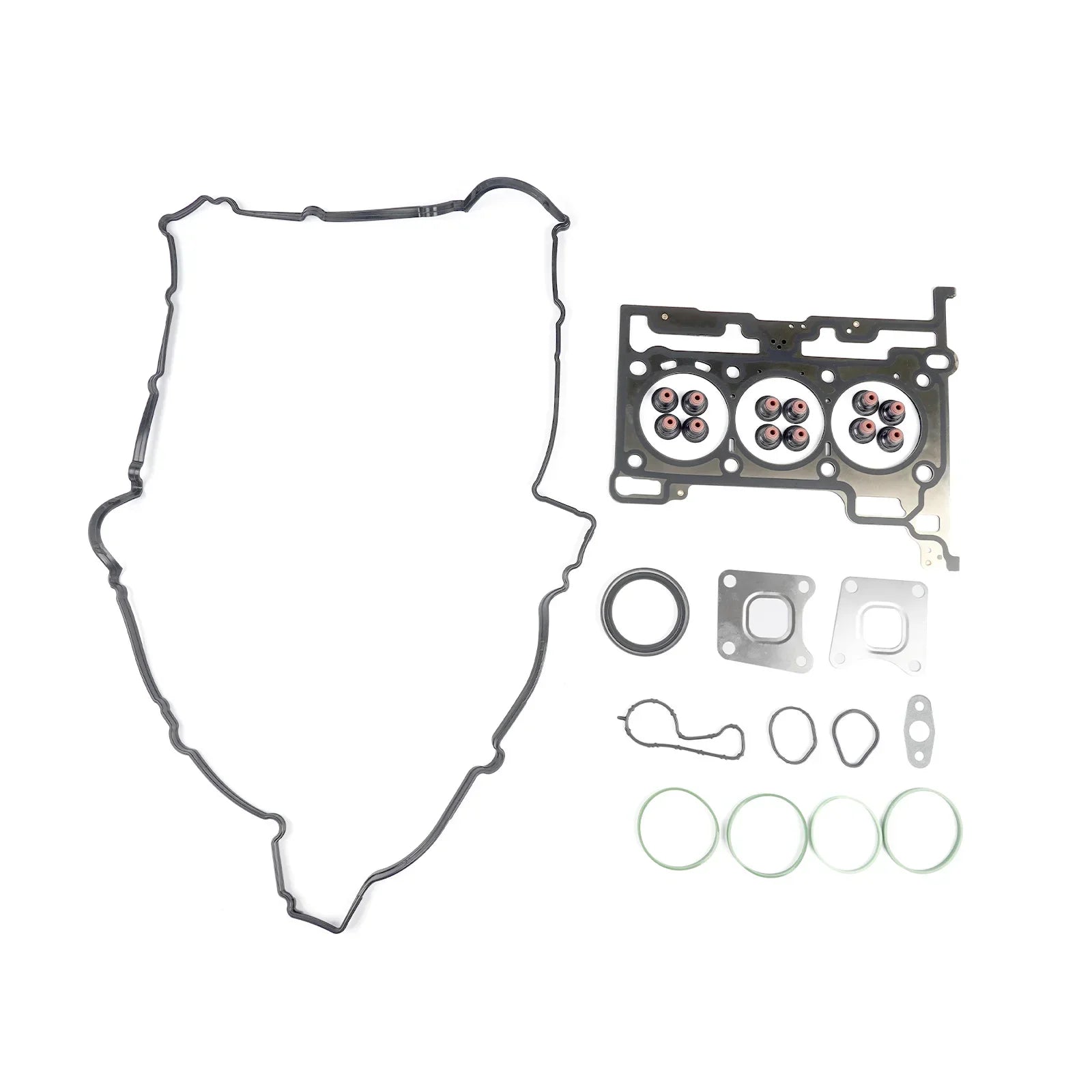 Czarny gumowy zestaw uszczelek z metalowymi elementami do ford ecosport fiesta 1 0 ecoboost drm63001