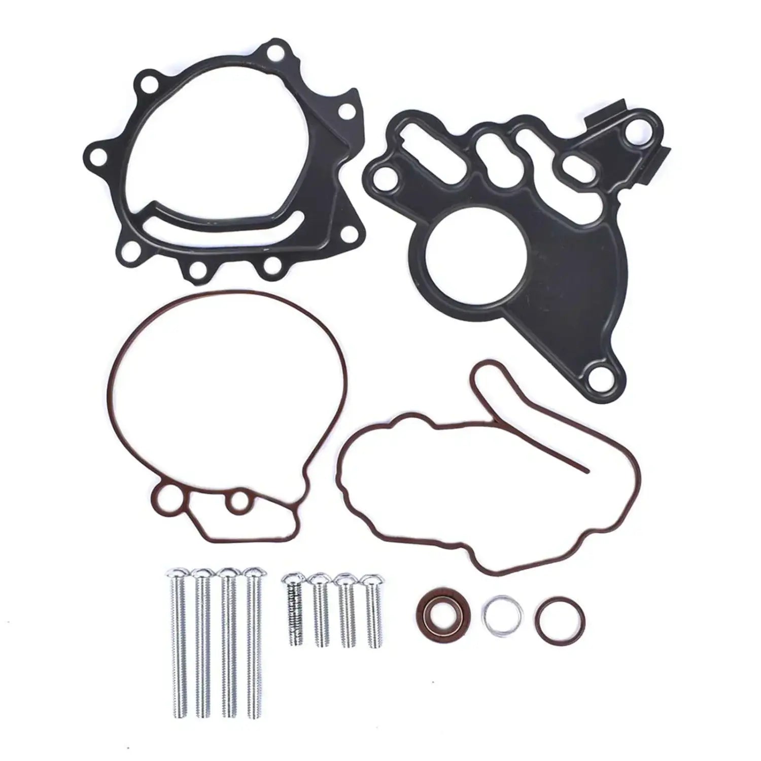 Czarny gumowy zestaw uszczelek gasket kit 03g145209c z metalowymi śrubami do audi a3 a4 a6 2.0tdi