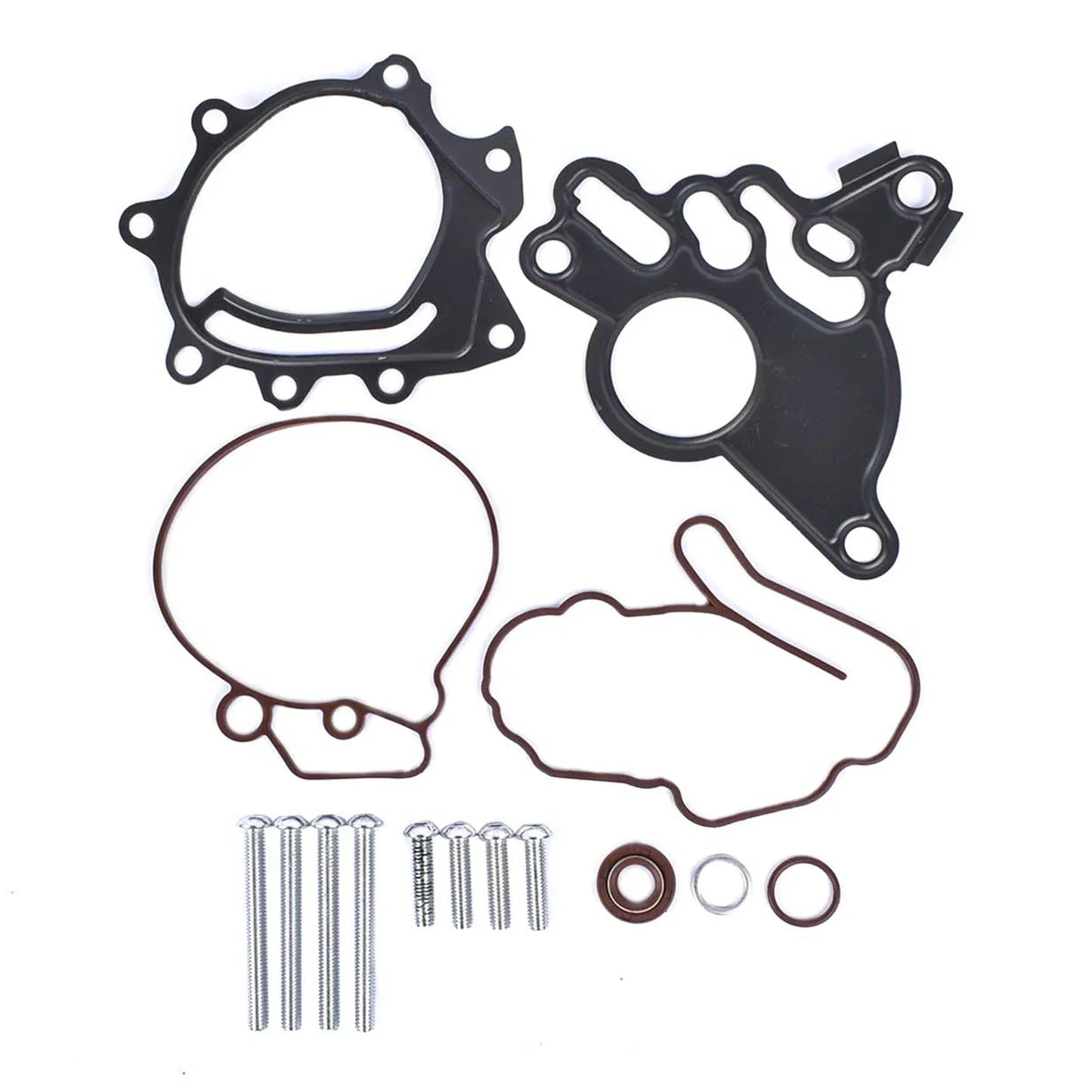 Czarny gumowy zestaw uszczelek gasket kit 03g145209c z metalowymi śrubami do audi a3 a4 a6 2.0tdi
