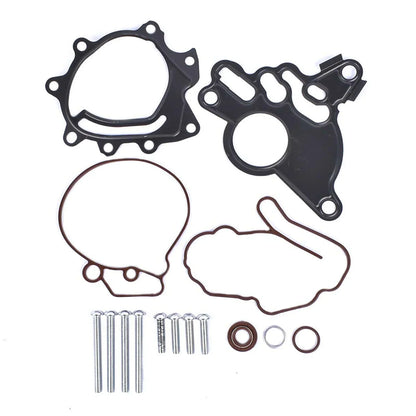 Czarny gumowy zestaw uszczelek gasket kit 03g145209c z metalowymi śrubami do audi a3 a4 a6 2.0tdi