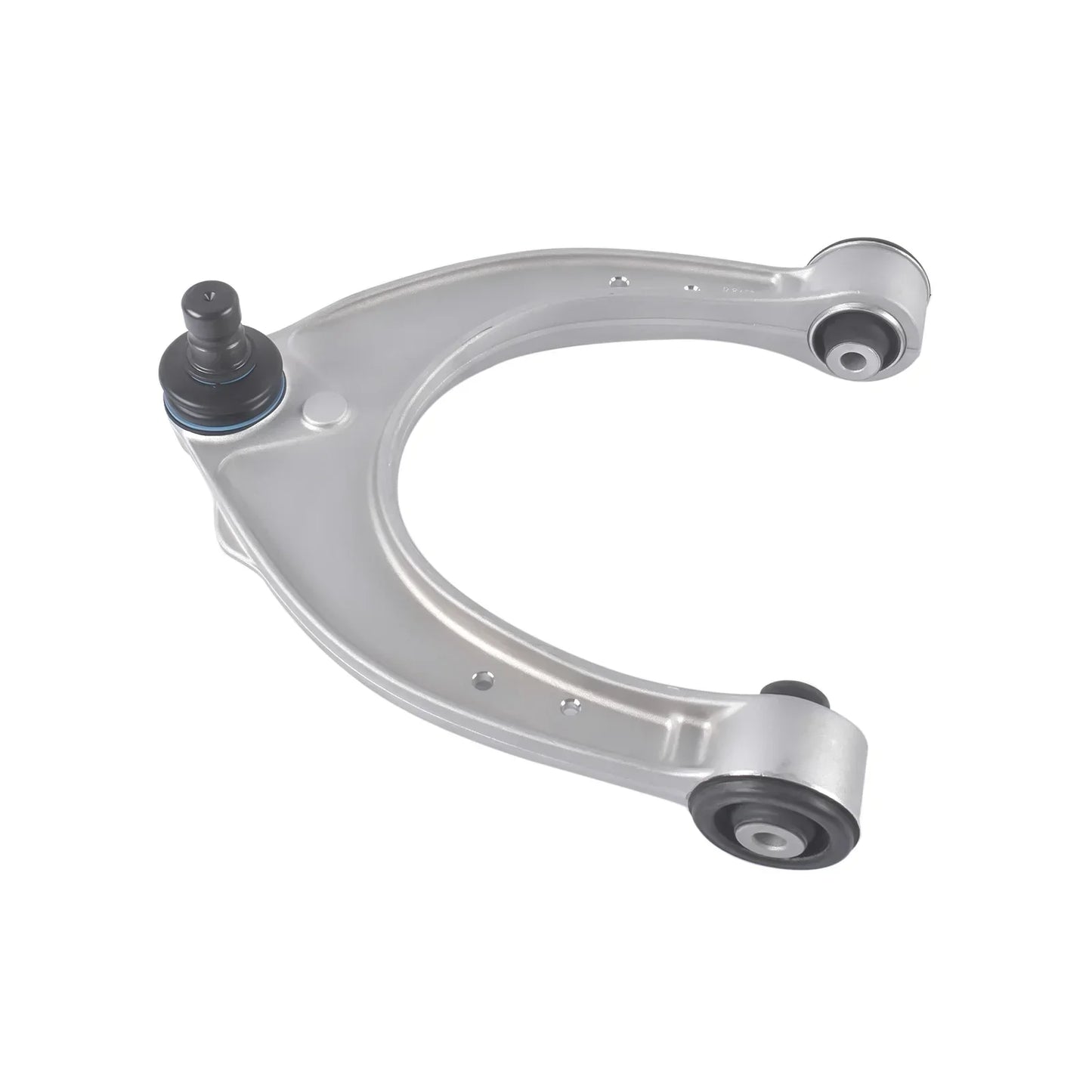 Srebrny metalowy przedni wahacz z gumowymi tulejami i przegubem kulowym do bmw 528i 535d 535i 550i f10 640i f12 front side rwd
