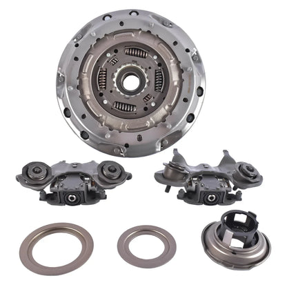 Srebrny metaliczny zestaw sprzęgła z sprężynami i dociskiem do ford focus ford fiesta nr części ap03