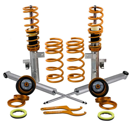 Zestaw Coilovers z Regulacją Wysokości do Ford Focus MK2 (2004-2010) Amortyzatory i Sprężyny Obniżające Zawieszenie