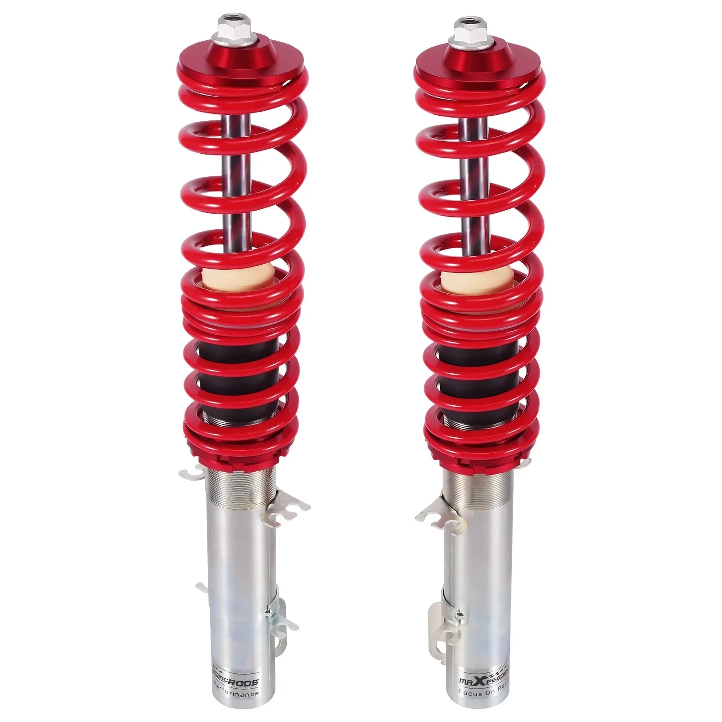 STREET COILOVER KIT FOR VW MK4 GOLF/GTI /JETTA/NEW BEETLE - Red (99-04)