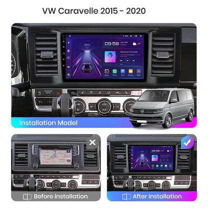 Radio nawigacja Volkswagen VW Caravelle 2015-2020 Android Auto Carplay - Multigenus