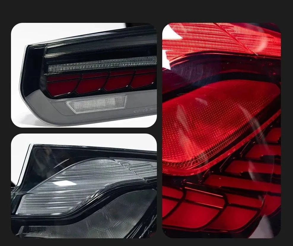 Lampy Tylne BMW F30 LED w Designie M4 z DRL i Sygnałem (2013-2018) - Multigenus