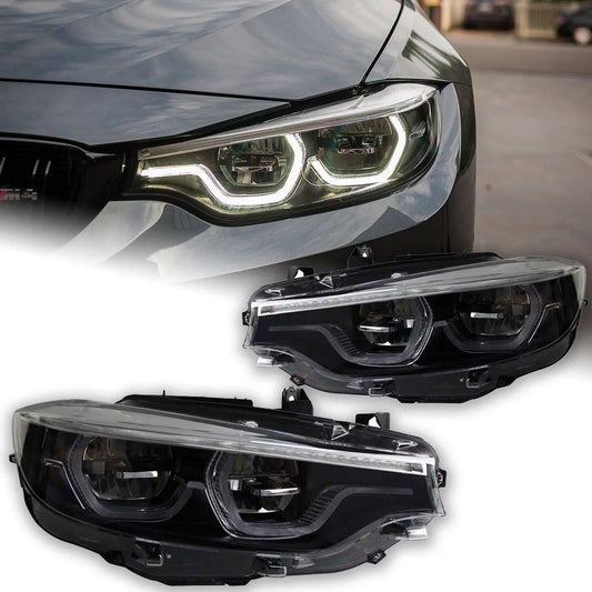 Lampy Przednie do BMW F32 LED z DRL i Sygnałem (2012-2019) F36 F80 F33 425i 428i 430i 435i - Multigenus