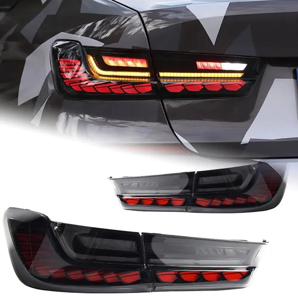 Lampy Tylne do BMW G20 LED w Stylizacji GTS z DRL i Dynamicznym Sygnałem (2019-2021) 320i 325i 330i G28 - Multigenus