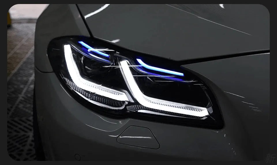 Lampy przednie BMW F10 F18 F11 LED Reflektory Projektory 2010 - 2016 Sygnał DRL - Multigenus