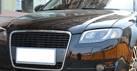 Lampy przednie do Audi A4 2005-2008 A4L B7 - Reflektory HID Bi-Xenon z funkcją DRL i oczami anioła - Multigenus