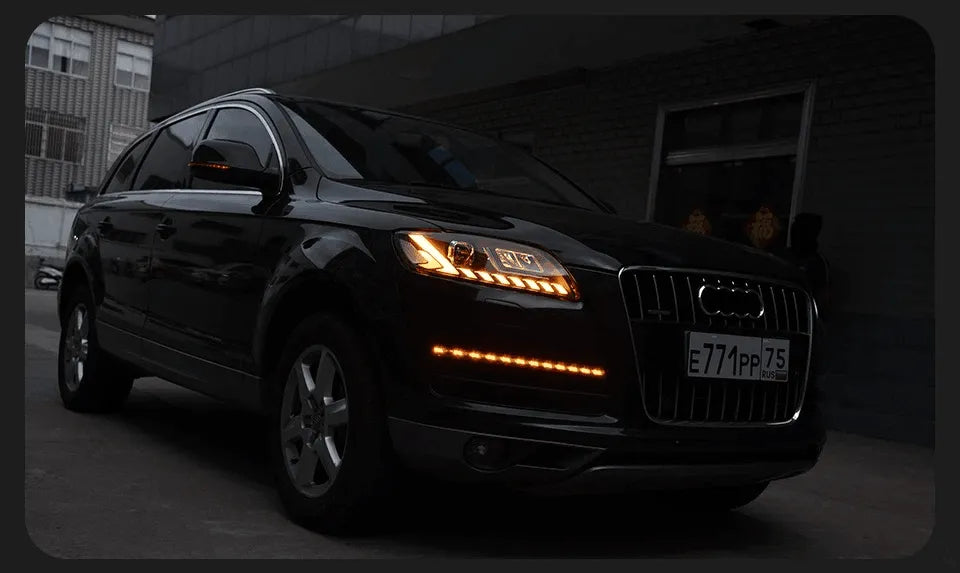 Lampy przednie do Audi Q7 LED Projektorowa z Animowanym DRL (2006-2015) - Multigenus