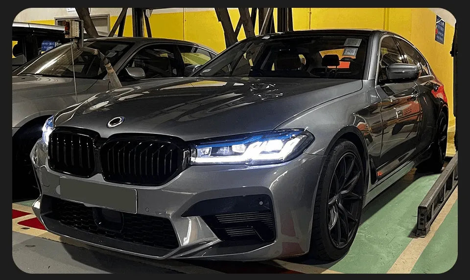 Lampy Przednie do BMW 5 G30 - Soczewki Projektorowe Reflektorów LED 2017 - 2023. DRL - Multigenus