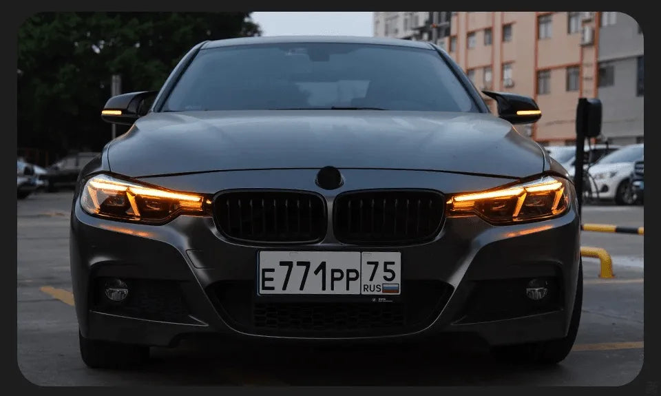 Lampy Przednie do BMW F30 LED w Stylu Laserowym z DRL (2013-2018) 320i 325i - Multigenus