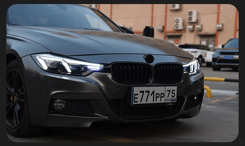 Lampy Przednie do BMW F30 LED w Stylu Laserowym z DRL (2013-2018) 320i 325i - Multigenus