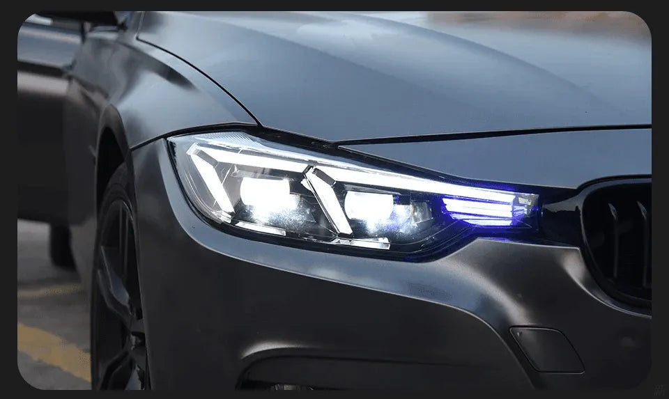 Lampy Przednie do BMW F30 LED w Stylu Laserowym z DRL (2013-2018) 320i 325i - Multigenus