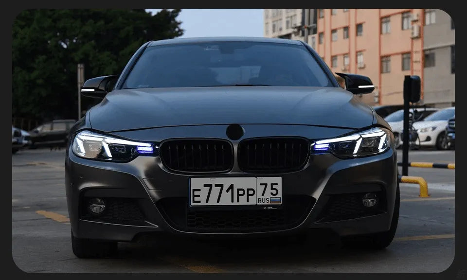 Lampy Przednie do BMW F30 LED w Stylu Laserowym z DRL (2013-2018) 320i 325i - Multigenus