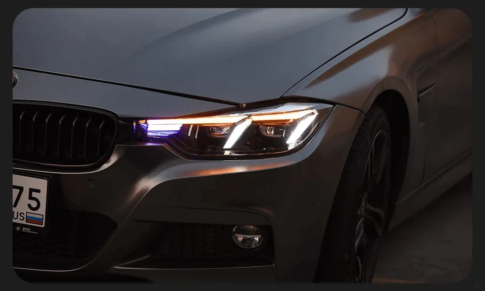 Lampy Przednie do BMW F30 LED w Stylu Laserowym z DRL (2013-2018) 320i 325i - Multigenus