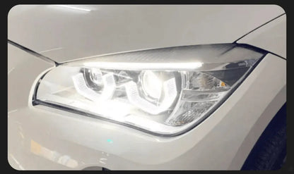 Lampy Przednie do BMW X1 E84 Stylizowane LED z Projektorową Soczewką, AngelEye, DRL i Lampami HID Bi-Xenon (2011-2015) - Multigenus