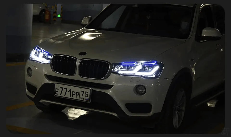 Lampy Przednie do BMW X3 F25 LED z DRL i Sygnałem (2010-2016) - Multigenus