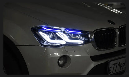 Lampy Przednie do BMW X3 F25 LED z DRL i Sygnałem (2010-2016) - Multigenus