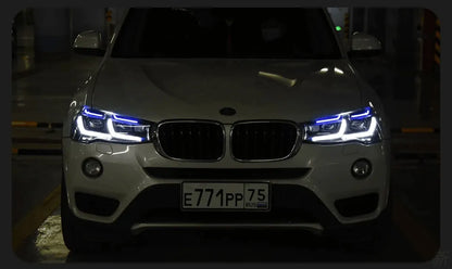 Lampy Przednie do BMW X3 F25 LED z DRL i Sygnałem (2010-2016) - Multigenus