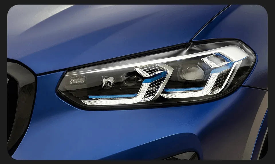 Lampy Przednie do BMW X3 G01 G08 LED w Stylu Laserowym z DRL i Projektorową Soczewką (2018-2022) - Multigenus