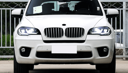 LED headlamps for BMW X5 E70 2007-2013. DRL, HID. – Multigenus