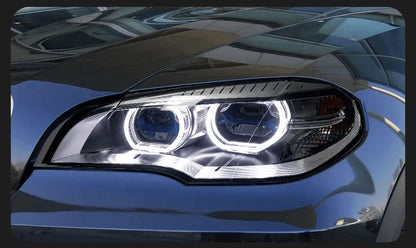 Lampy Przednie do BMW X5 E70 LED w Stylu Laserowym z DRL, Sygnałem i Lampą HID (2007-2013) - Multigenus