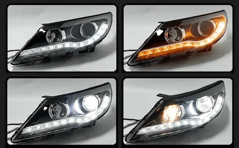 Lampy przednie do Kia Sportage 4 od 2011-2014 - Reflektor LED Bi-Xenon z funkcją DRL HID - Multigenus