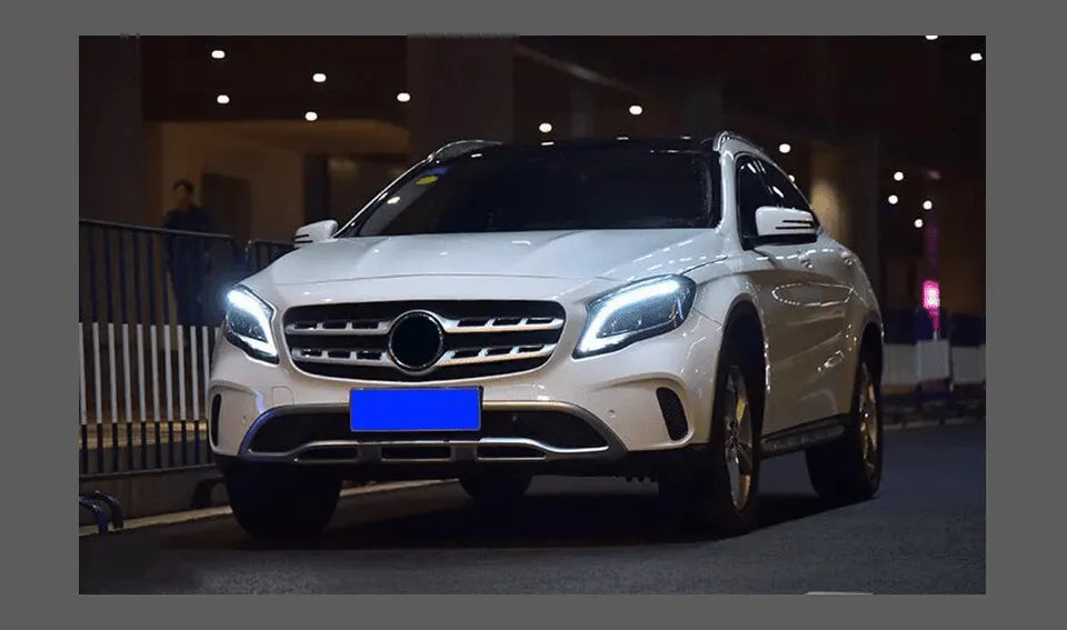 Lampy Przednie do Mercedes Benz GLA LED z DRL i Lampami HID Bi-Xenon (2015-2019) GLA200 GLA180 - Multigenus