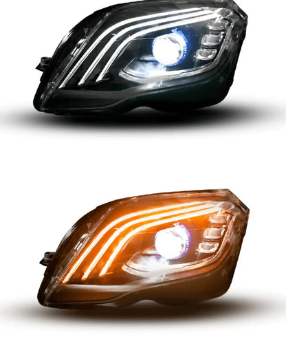 Lampy Przednie do Mercedes Benz GLK300 LED z DRL i Dynamicznym Sygnałem (2008-2015) GLK260 GLK X204 - Multigenus