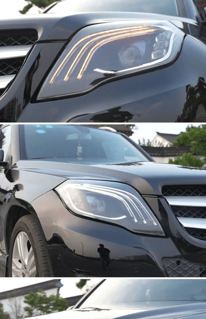 Lampy Przednie do Mercedes Benz GLK300 LED z DRL i Dynamicznym Sygnałem (2008-2015) GLK260 GLK X204 - Multigenus