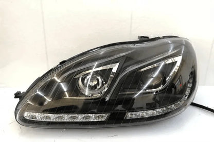 Lampy przednie do Mercedes Benz W220 od 1999-2005 S320 S350 - Reflektory LED z funkcją DRL, dynamicznego sygnału i HID Bi-Xenon - Multigenus