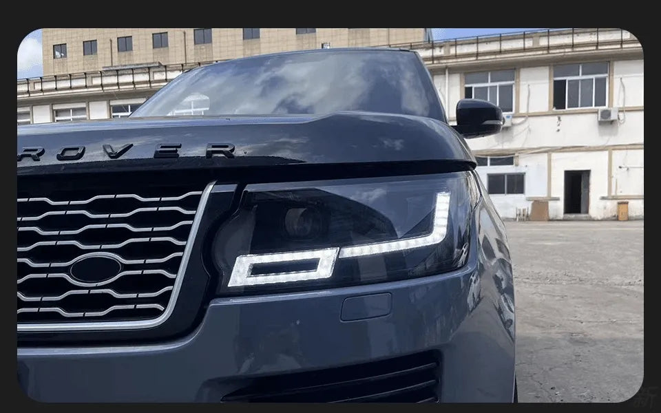 Lampy Przednie do Range Rover LED z DRL i Dynamicznym Sygnałem (2014-2017) - Multigenus