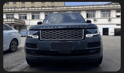 Lampy Przednie do Range Rover LED z DRL i Dynamicznym Sygnałem (2014-2017) - Multigenus