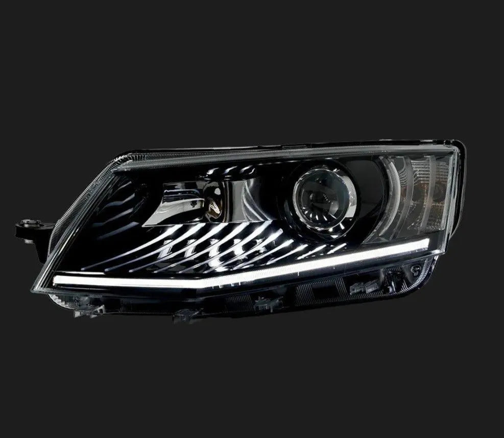 Lampy przednie do Skoda Octavia Reflektory 2015 - 2017 A6 LED DRL Hid Bi Xenon - Multigenus