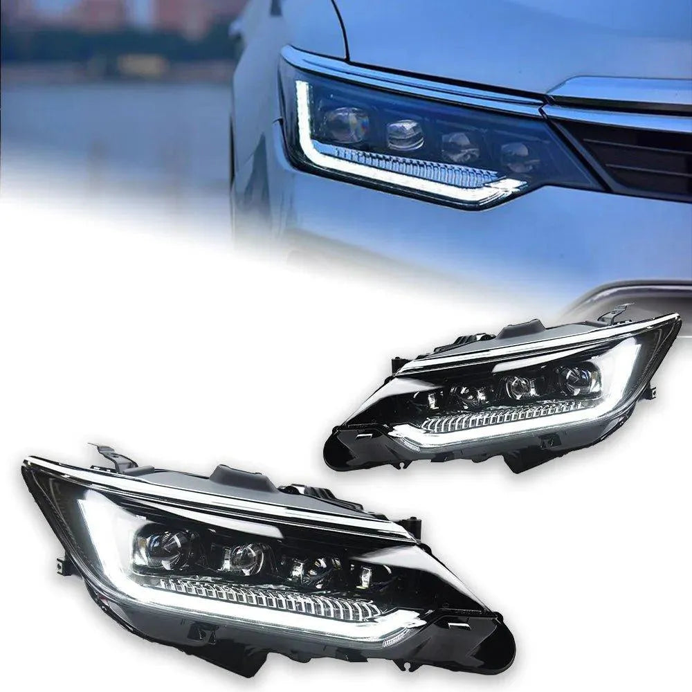 Lampy przednie do Toyota Camry 2015-2017 V55 - Reflektor LED z funkcją DRL, soczewką LED - Multigenus