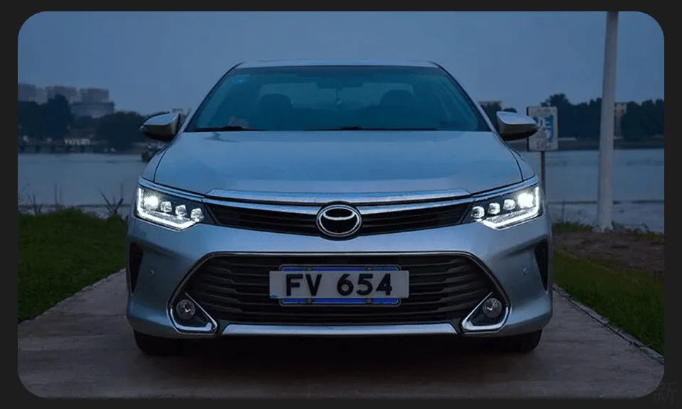 Lampy przednie do Toyota Camry 2015-2017 V55 - Reflektor LED z funkcją DRL, soczewką LED - Multigenus