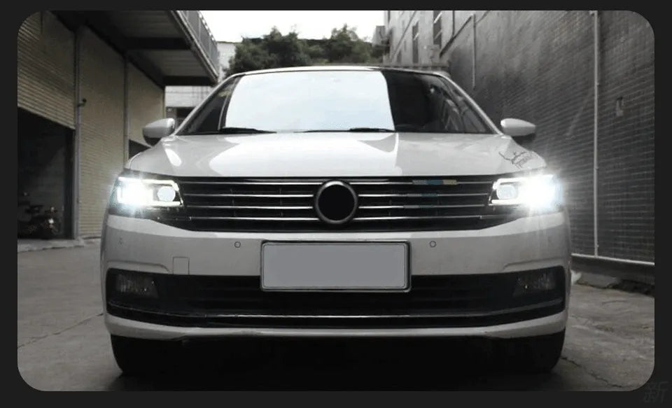 Lampy Przednie do VW Passat B7 LED z DRL, Lampami HID Bi-Xenon i Projektorową Soczewką (2011-2016) - Multigenus