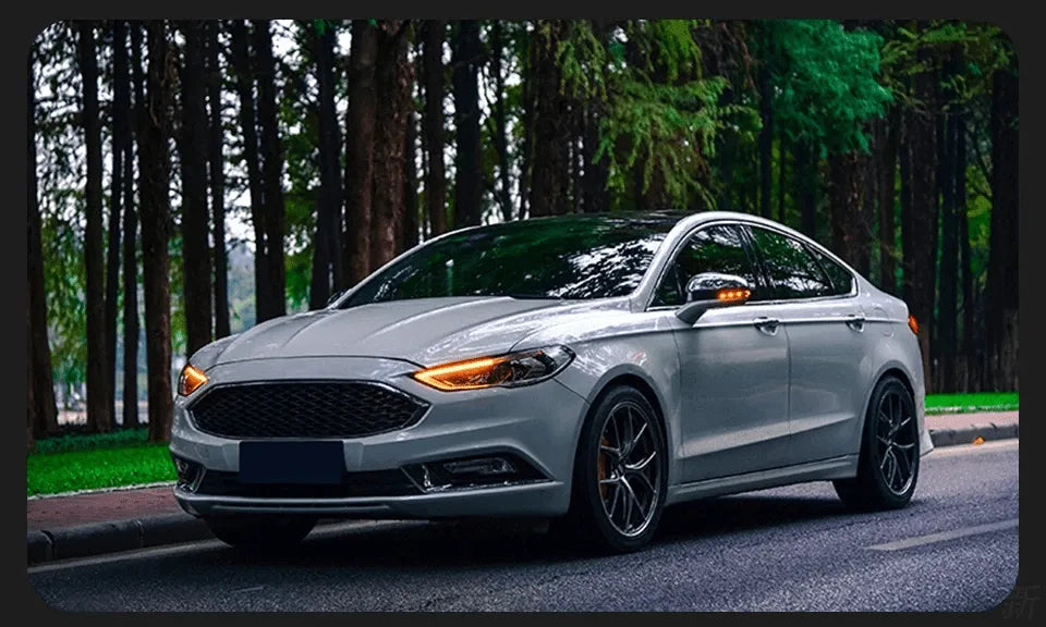 Lampy przednie Ford Mondeo 2017 - 2020 Fusion Reflektory LED Dynamiczny sygnał Animacja DRL Bi-Xenon - Multigenus