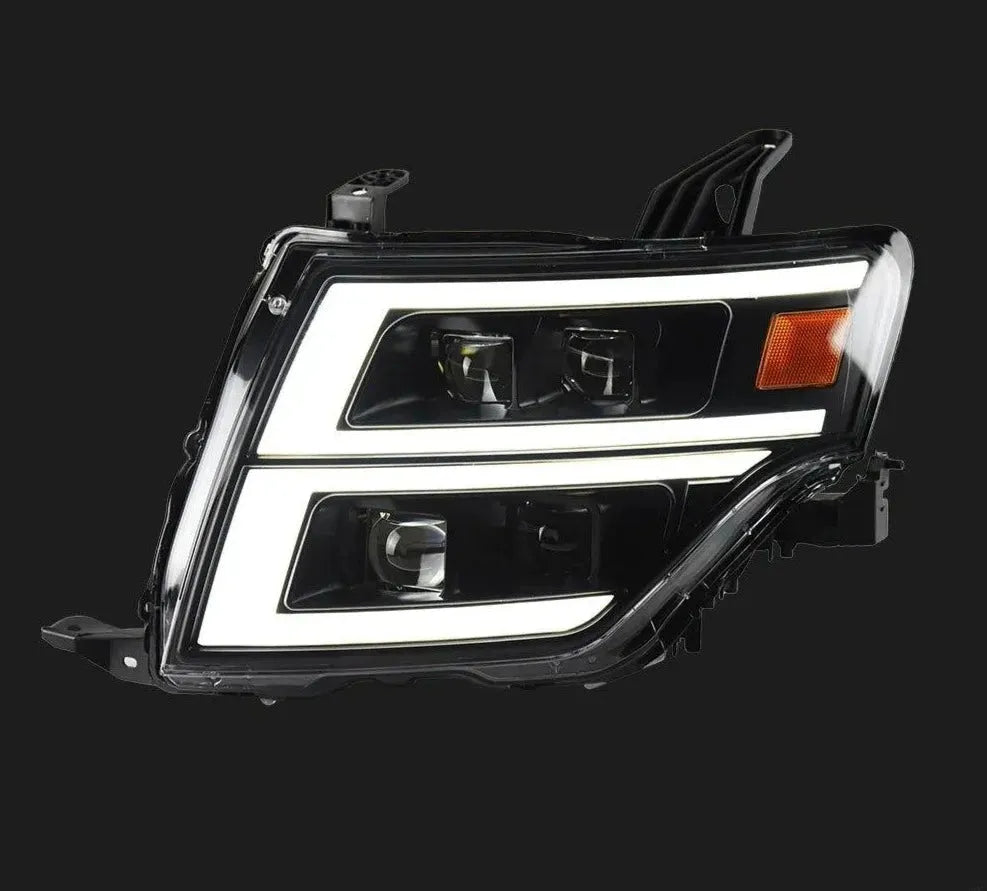 Lampy przednie LED do Pajero V93 - Reflektory 2006 - 2020 V97 Montero V87 V95 z Dynamicznym Sygnałem Animacji DRL - Multigenus