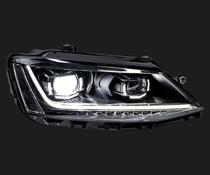 Lampy przednie reflektory VW Jetta Mk6 LED 2011 - 2018 B8 Drl Hid Bi Xenon - Multigenus