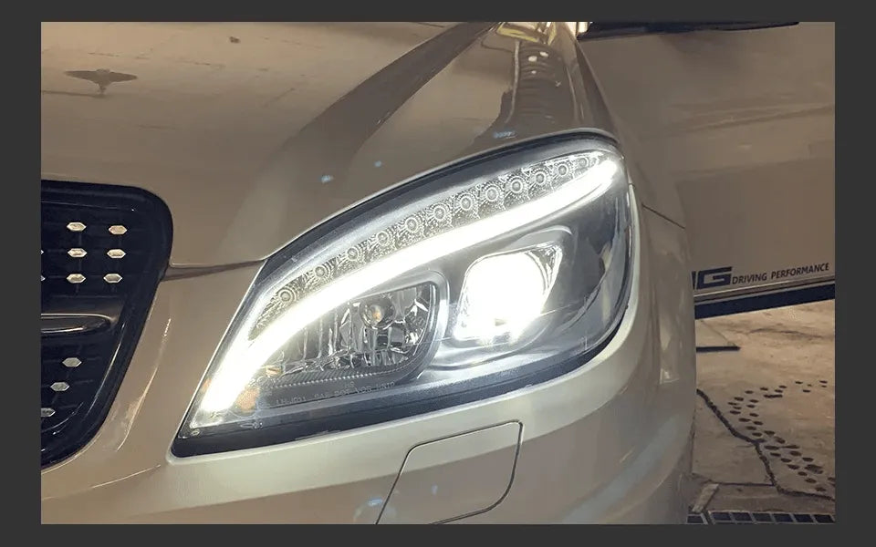 Lampy samochodowe dla Mercedes benz W204 (2007-2010) - C300 C260 C200 - Reflektory LED DRL, Hid Bi Xenon - Multigenus