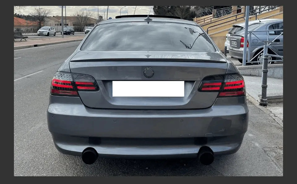 Lampy Samochodowe do BMW E92: Tylne tył LED 2006-2012 M3 325i 330i Coupe z Oświetleniem Dziennym LED, Sygnałem, Hamulcem i Wstecznym - Multigenus