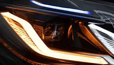 Lampy samochodowe do BMW X5 (2014-2018) - F15 F16 - Reflektory LED z lampami przednimi X6 LED DRL i sygnałem - Multigenus