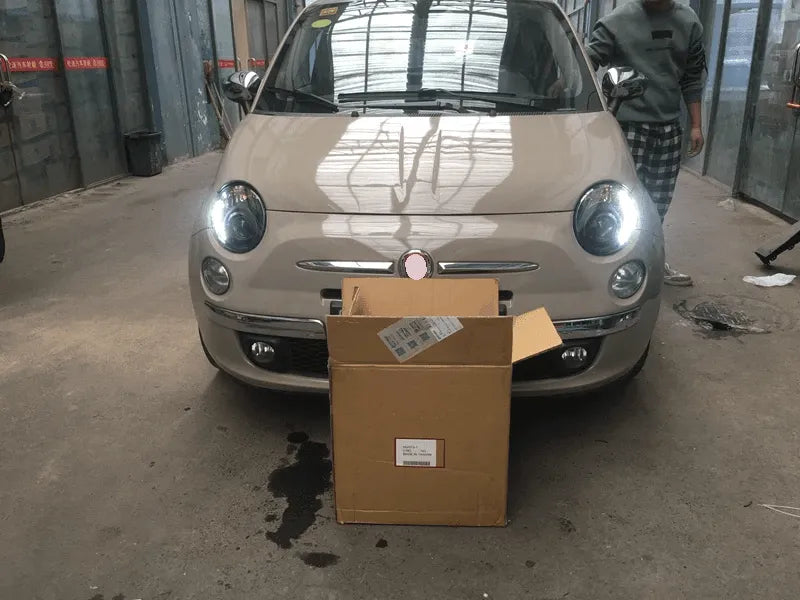 Lampy Samochodowe do Fiat 500: Reflektory 2011-2014 Fiat 500 LED, DRL, HID i Wiązką Bi-Xenon - Multigenus