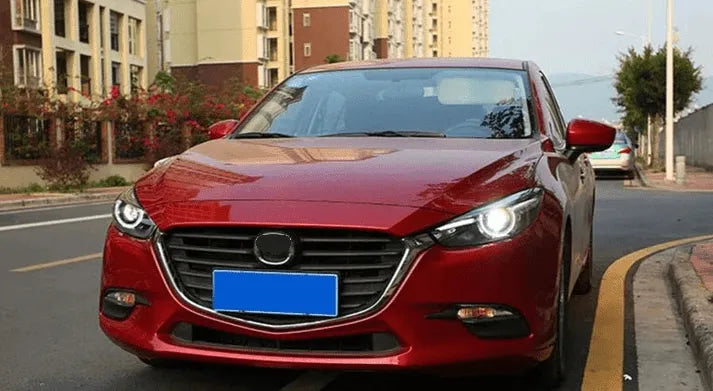 Lampy Samochodowe do Mazda 3: Reflektory LED 2017-2018 z Oświetleniem Dziennym LED, HID Bi-Xenon - Multigenus