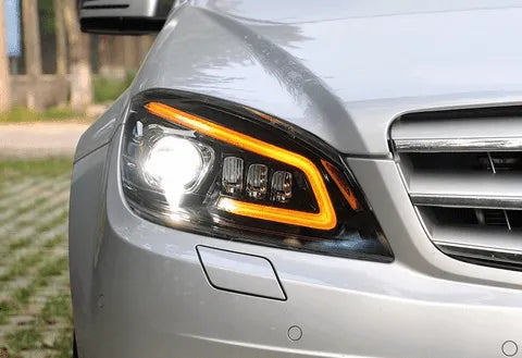 Lampy samochodowe do Mercedes benz W204 (2007-2010) - C300 C260 C200 - Reflektory LED DRL - Multigenus