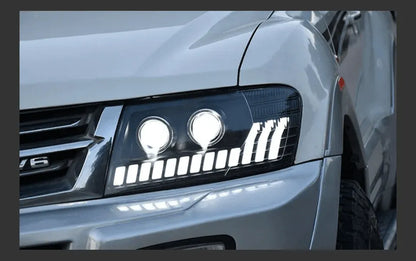 Lampy samochodowe do Mitsubishi Pajero V73 (2004-2014) - Montero V75 V77 z dynamicznym sygnałem DRL - Multigenus