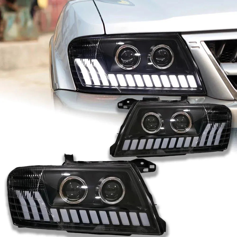 Lampy samochodowe do Mitsubishi Pajero V73 (2004-2014) - Montero V75 V77 z dynamicznym sygnałem DRL - Multigenus